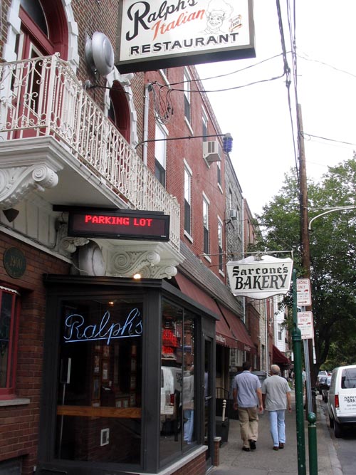 Ralph's Italian Restaurant, 760 South 9th Street, South Philadelphia