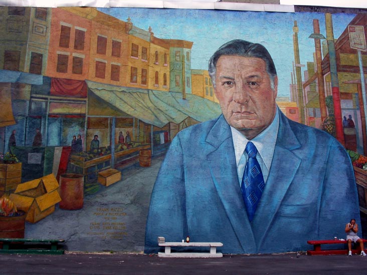 Frank Rizzo Mural, 9th Street and Montrose, NW Corner, South Philadelphia