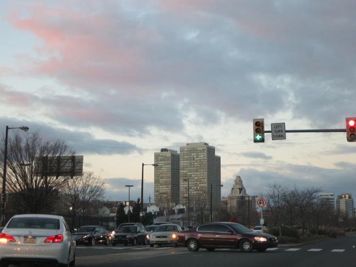 Society Hill Towers From Columbus Boulevard, South Philadelphia, Philadelphia, Pennsylvania, November 24, 2012