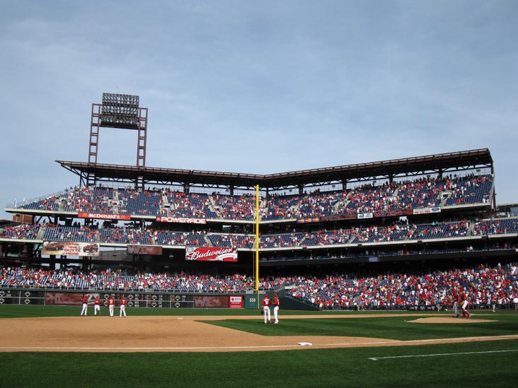 Philadelphia Phillies vs. Pittsburgh Pirates, View From Section 132, Citizens Bank Park, Philadelphia, Pennsylvania, April 3, 2010
