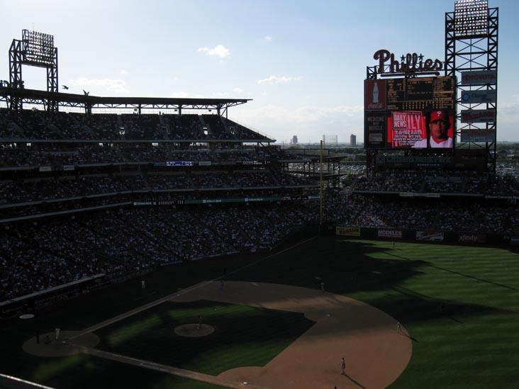 Philadelphia Phillies vs. Atlanta Braves, View From Section 313, Citizens Bank Park, Philadelphia, Pennsylvania, May 8, 2010