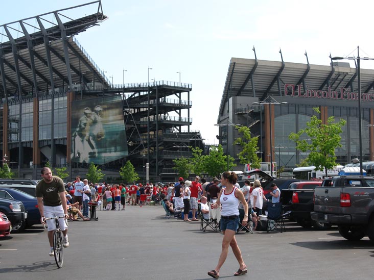 Tailgating in Lincoln Financial Field Parking Lot Before Phillies Game, Philadelphia, Pennsylvania, May 9, 2009