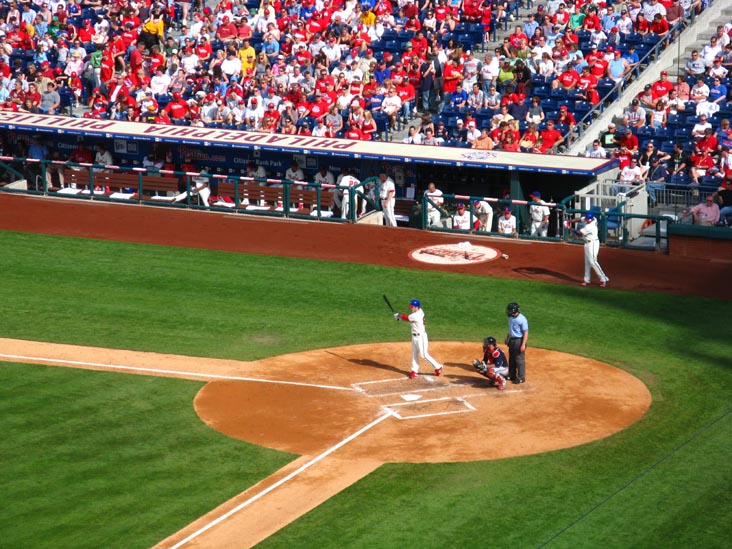Chase Utley At Bat, Philadelphia Phillies vs. Atlanta Braves, Citizens Bank Park, Philadelphia, Pennsylvania, May 9, 2009