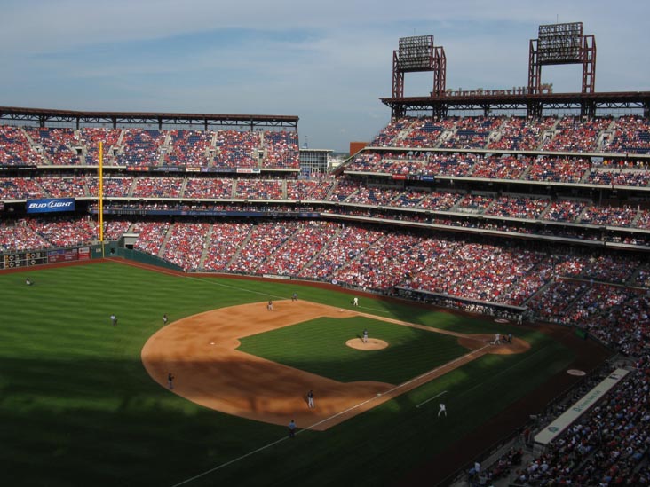 View From Section 309, Philadelphia Phillies vs. Atlanta Braves, Citizens Bank Park, Philadelphia, Pennsylvania, May 9, 2009