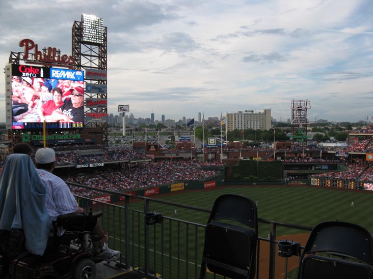 Philadelphia Phillies vs. Texas Rangers, View From Section 423, Citizens Bank Park, Philadelphia, Pennsylvania, May 21, 2011