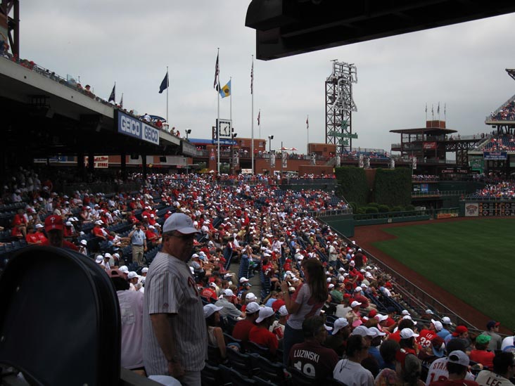 Philadelphia Phillies vs. Chicago Cubs, View From Section 140, Citizens Bank Park, Philadelphia, Pennsylvania, June 12, 2011