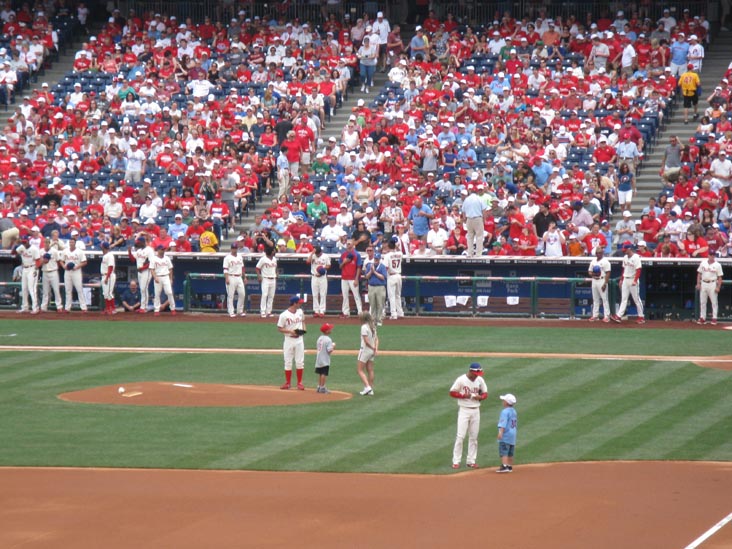 Pregame, Philadelphia Phillies vs. Chicago Cubs, View From Section 140, Citizens Bank Park, Philadelphia, Pennsylvania, June 12, 2011