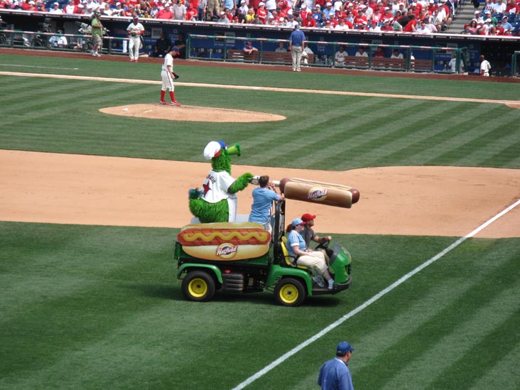Hatfield Hot Dog Launch, Philadelphia Phillies vs. Chicago Cubs, View From Section 140, Citizens Bank Park, Philadelphia, Pennsylvania, June 12, 2011