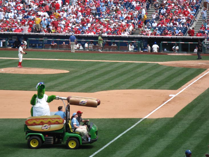 Hatfield Hot Dog Launch, Philadelphia Phillies vs. Chicago Cubs, View From Section 140, Citizens Bank Park, Philadelphia, Pennsylvania, June 12, 2011