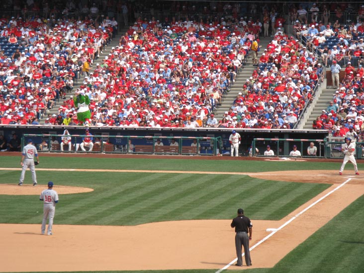 Chase Utley At Bat, Philadelphia Phillies vs. Chicago Cubs, View From Section 140, Citizens Bank Park, Philadelphia, Pennsylvania, June 12, 2011