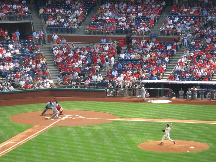 First Pitch, Philadelphia Phillies vs. Minnesota Twins, View From Section 303, Citizens Bank Park, Philadelphia, Pennsylvania, June 19, 2010