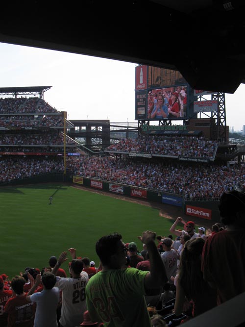 Ryan Howard Home Run, Philadelphia Phillies vs. Minnesota Twins, View From Section 303, Citizens Bank Park, Philadelphia, Pennsylvania, June 19, 2010