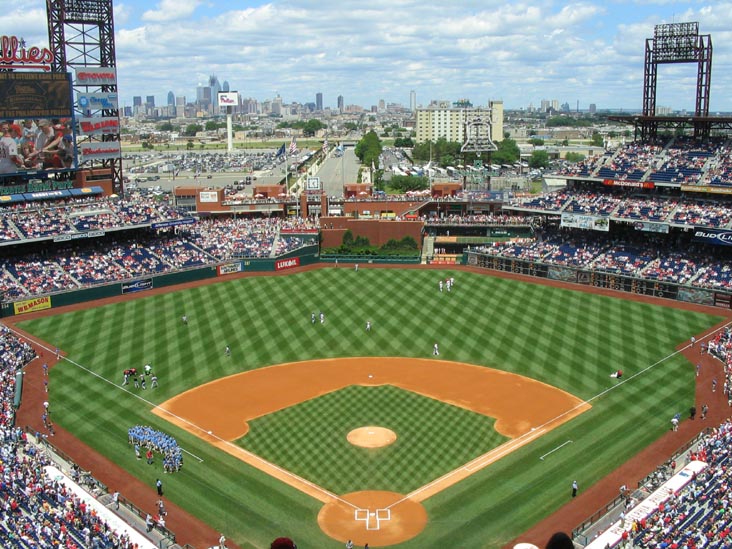 Batter's Eye, View From Section 420, Philadelphia Phillies vs. New York Mets, Citizens Bank Park, Philadelphia, Pennsylvania, July 1, 2007