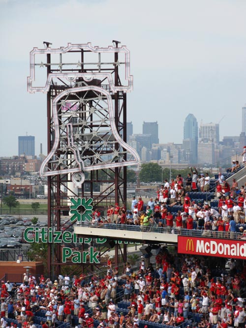 Liberty Bell Ringing, Philadelphia Phillies vs. Milwaukee Brewers, Citizens Bank Park, Philadelphia, Pennsylvania, September 14, 2008