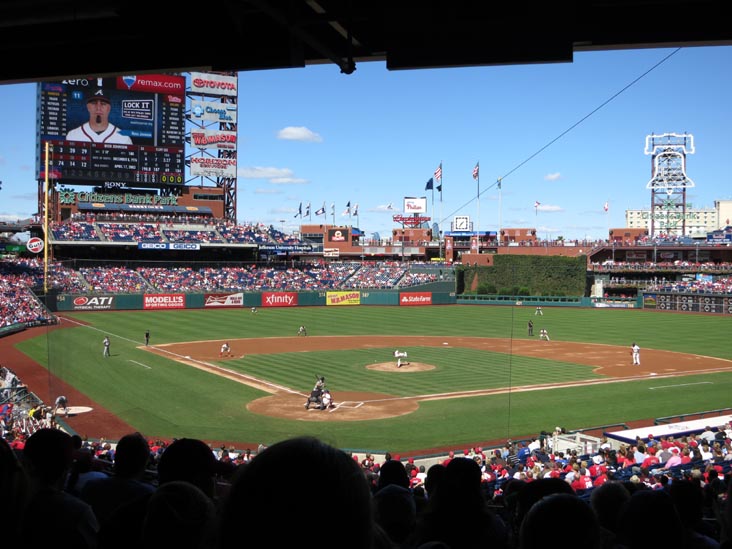 Philadelphia Phillies vs. Atlanta Braves, Citizens Bank Park, Philadelphia, Pennsylvania, September 23, 2012