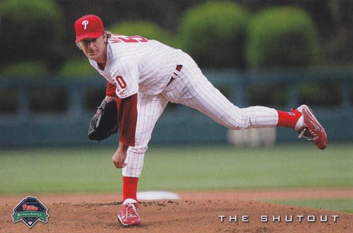 Jamie Moyer Shutout Philadelphia Phillies Fan Appreciation Day Postcard, September 26, 2010