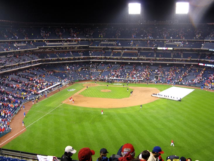 Postgame, View From Section 302, Philadelphia Phillies vs. New York Yankees, World Series Game 3, Citizens Bank Park, Philadelphia, Pennsylvania, October 31, 2009