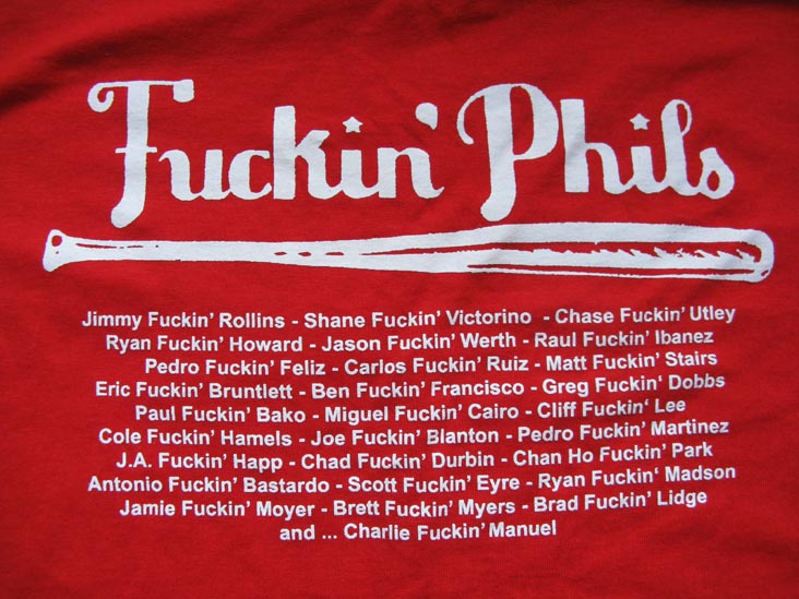 T-Shirt Bought In Port Richmond, Philadelphia, October 30, 2009