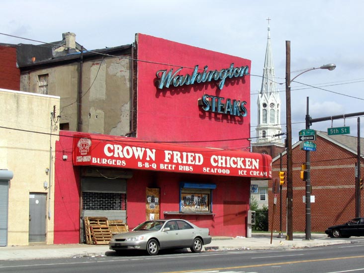 Washington Avenue and South 5th Street, NW Corner, South Philadelphia, Philadephia, Pennsylvania