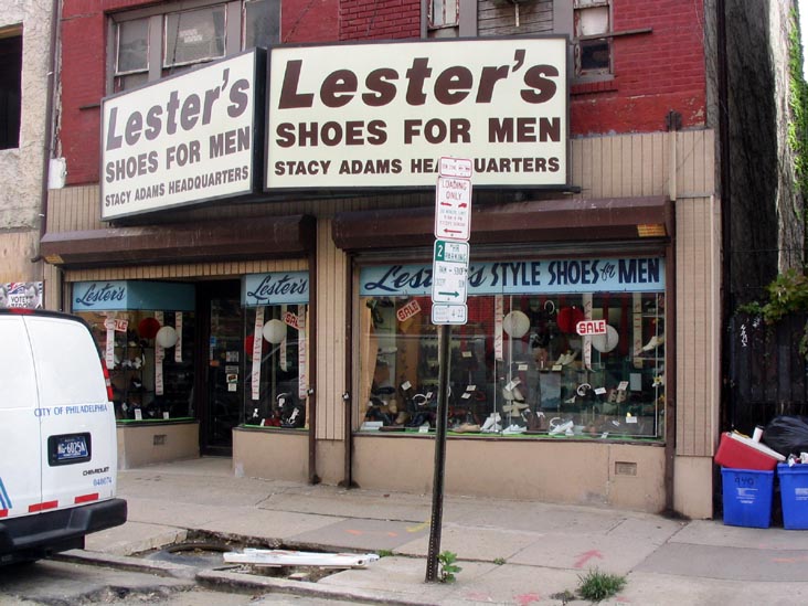 Lester's Shoes for Men, 934-936 South Street, Philadelphia, Pennsylvania