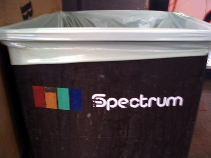 Spectrum Trash Can, Wachovia Spectrum, Wachovia Complex, 3601 South Broad Street, South Philadelphia