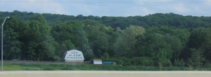 "God Bless America," Near Interstate 76-U.S. 202 Interchange, Outside Philadelphia, Pennsylvania