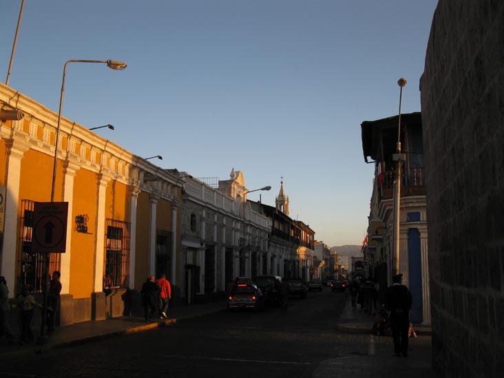Calle Santa Catalina From Monasterio de Santa Catalina/Santa Catalina Monastery, Arequipa, Peru