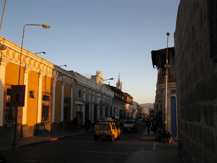 Calle Santa Catalina From Monasterio de Santa Catalina/Santa Catalina Monastery, Arequipa, Peru