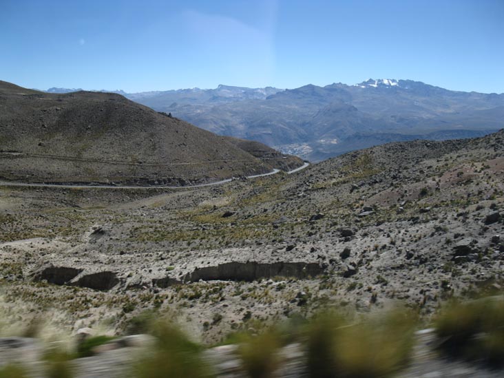 Driving Into Chivay, Arequipa Region, Peru