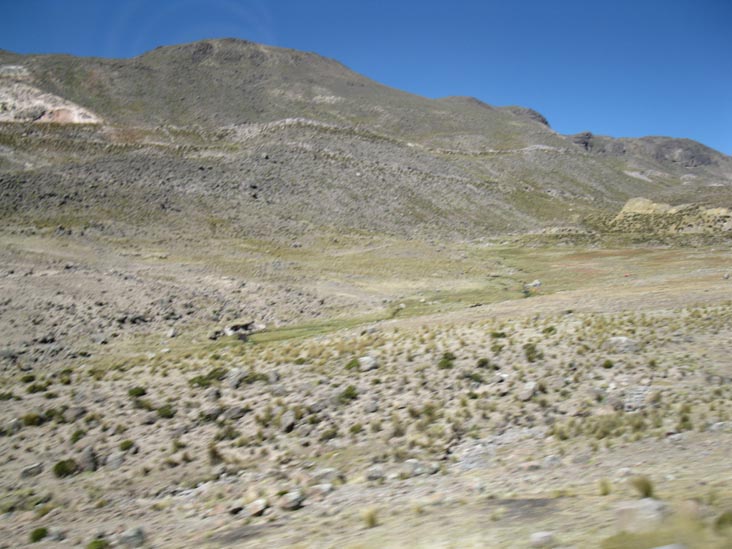 Driving Into Chivay, Arequipa Region, Peru