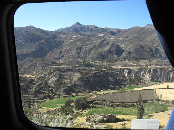 Colca Canyon/Cañon de Colca, Colca Valley/Valle del Colca, Arequipa Region, Peru, July 6, 2010