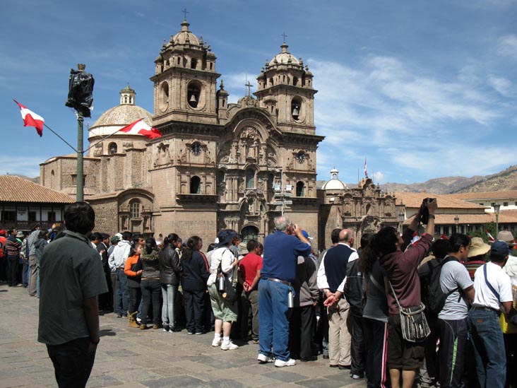 Iglesia de la Compañ�a de Jesús From Basílica Catedral/Catedral Basílica de la Virgen de la Asunción, Plaza de Armas, Cusco, Peru