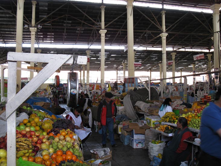 Fruit Stands, Mercado San Pedro, Cusco, Peru