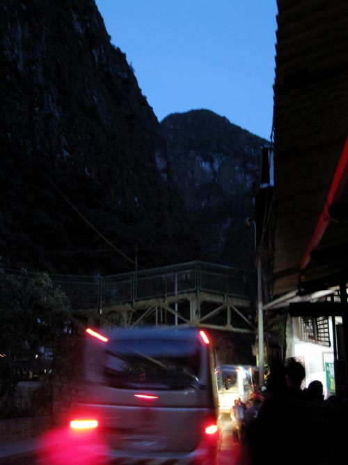 Line For Bus To Machu Picchu, Aguas Calientes/Machupicchu Pueblo, Cusco Region, Peru