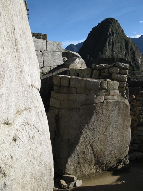 Wayna Picchu From Temple of the Sun, Machu Picchu, Peru