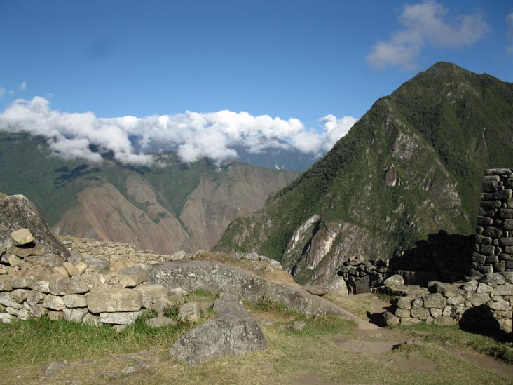 View To West From Sacred Plaza Area, Machu Picchu, Peru