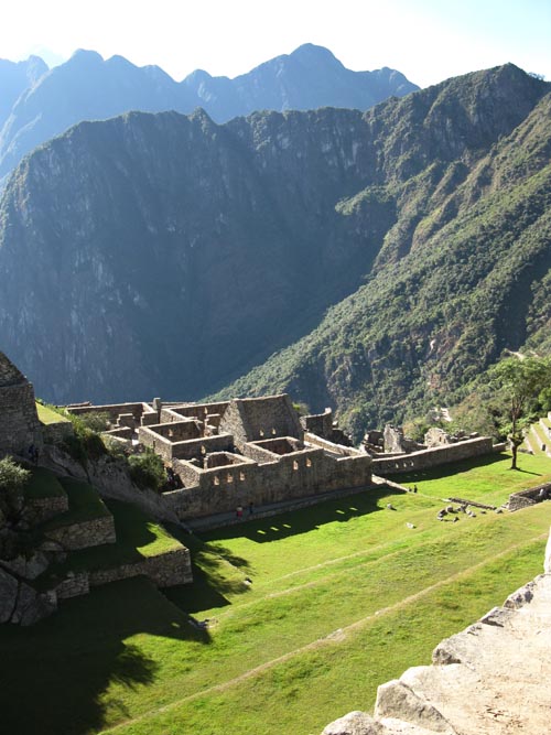 Central Plaza From Intihuatana, Machu Picchu, Peru