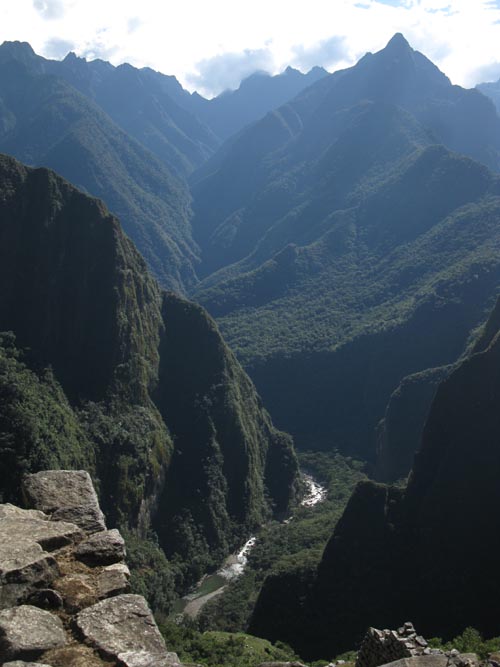 Urubamba River From Residential/Industrial Sectors, Machu Picchu, Peru