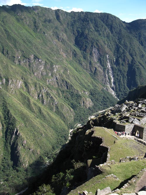 View To Northwest From Guardhouse/Caretaker's Hut/Watchman's Hut, Machu Picchu, Peru