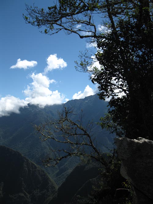 View From Intipunku/Sun Gate, Machu Picchu, Peru