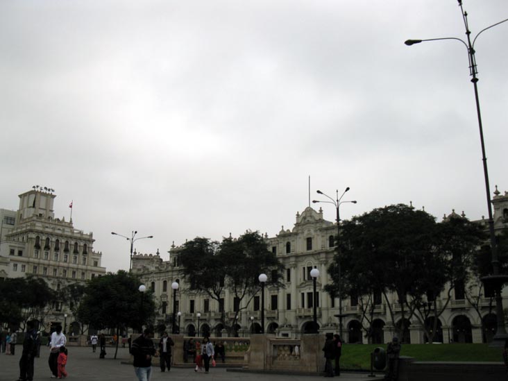 Plaza San Martín, Central Lima, Lima, Peru, July 4, 2010