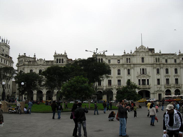 Plaza San Martín, Central Lima, Lima, Peru, July 4, 2010