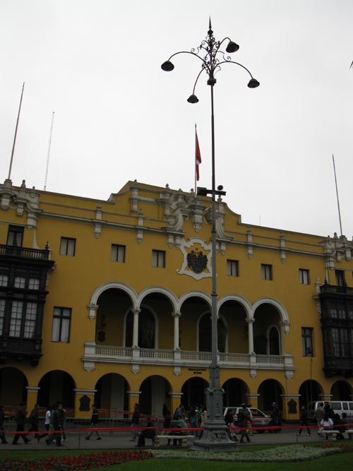 Palacio Municipal de Lima, Plaza de Armas/Plaza Mayor, Central Lima, Lima, Peru, July 4, 2010