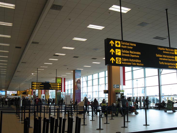 Ticketing Area, Aeropuerto Internacional Jorge Chávez/Jorge Chávez International Airport, Callao, Lima, Peru
