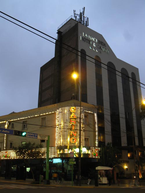 La Hacienda Hotel & Casino, Avenida 28 de Julio, 511 at Avenida José Larco, Miraflores, Lima, Peru