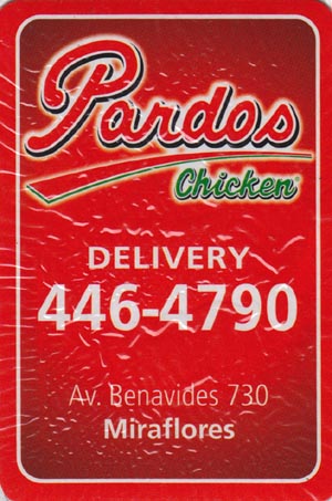 Magnet, Pardo's Chicken, Avenida Benavides, 730, Miraflores, Lima, Peru