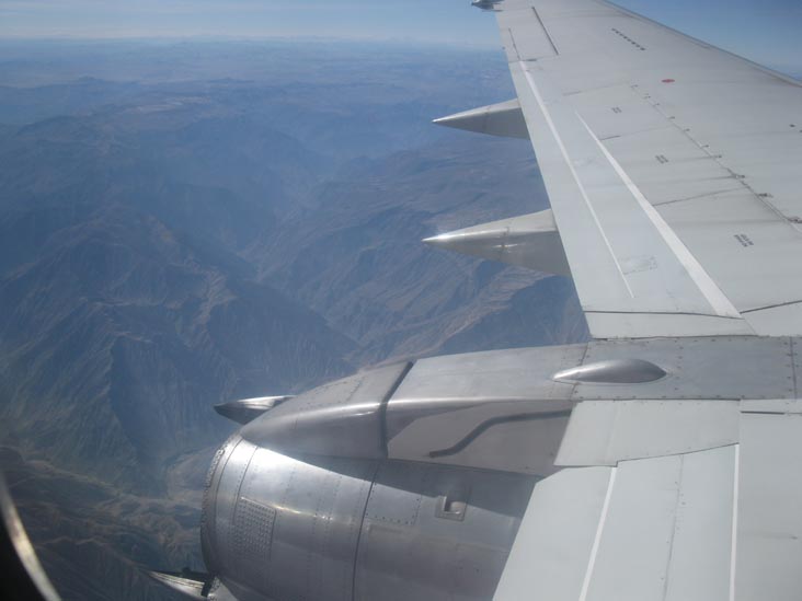 Peruvian Airlines Flight 270 From Lima To Arequipa, Peru