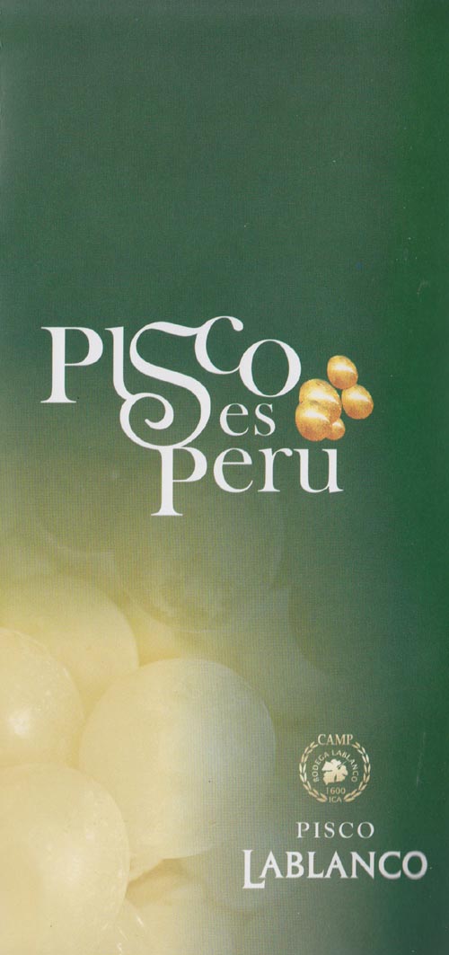 Pisco Lablanco Pisco Es Peru Brochure