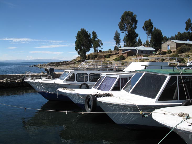 Dock Area, Amantaní Island, Lake Titicaca/Lago Titicaca, Peru