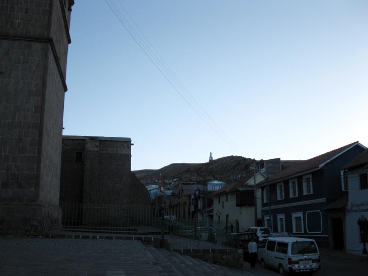View Toward Cerrito de Huajsapata From Plaza de Armas, Puno, Peru